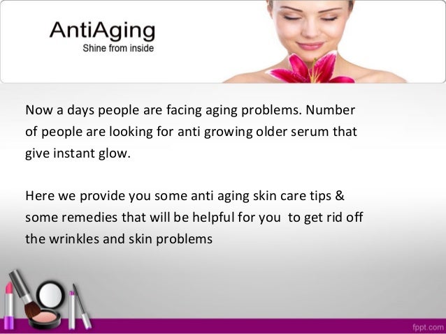 anti aging tips for face